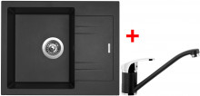 Sinks LINEA 600 N Metalblack+PRONTO...